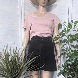 NWT Pact Pink V Neck Cotton Shirt S